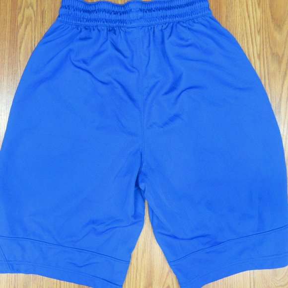 NIKE DRI-FIT POLYESTER ATHLETIC SHORTS ROYAL BLUE - Picture 4 of 4